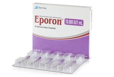 Eporon 10000 Iu/1.0 Ml Kullanima Hazir 10 Enjektor Fiyatı