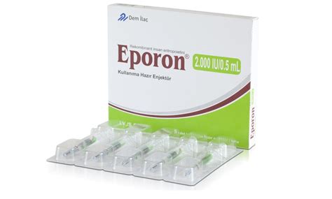 Eporon 2000 Iu/0,5 Ml Kullanima Hazir 10 Enjektor