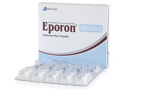Eporon 4000 Iu/0.4 Ml Kullanima Hazir 10 Enjektor Fiyatı