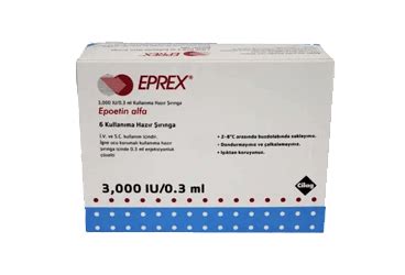 Eprex 0.3 Ml 3000 Iu 6 Hazir Siringa Fiyatı