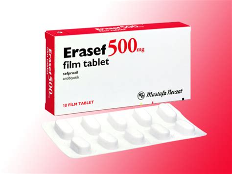 Erasef 500 Mg 10 Film Tablet