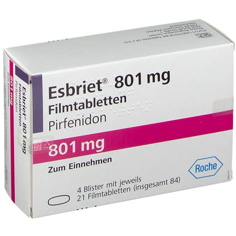 Esbriet 801 Mg Film Kapli Tablet (90 Tablet)