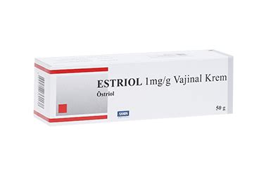 Estriol 1 Mg 50 Gr Vajinal Krem