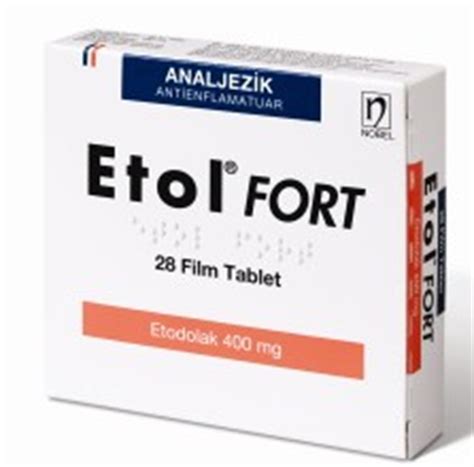 Etol Fort 400 Mg 28 Film Tablet