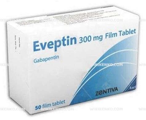 Eveptin 300 Mg 50 Film Tablet