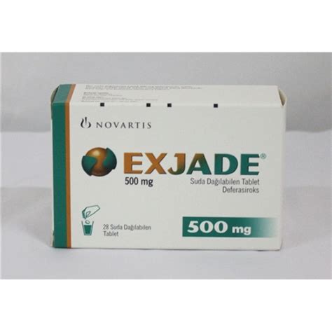 Exjade 500 Mg 28 Adet Suda Dagilabilen Tablet