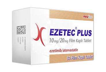 Ezetec Plus 10 Mg/20 Mg Film Kapli Tablet (30 Tablet) Fiyatı