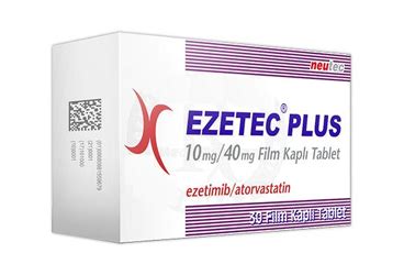 Ezetec Plus 10 Mg/40 Mg Film Kapli Tablet (30 Tablet)