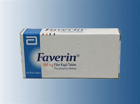 Faverin 100 Mg 30 Tablet