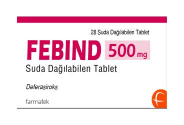 Febind 500 Mg Suda Dagilabilen Tablet (28 Tablet) Fiyatı