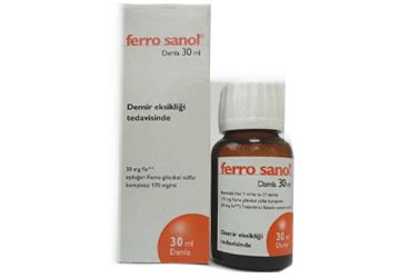 Ferro Sanol 30 Mg/ml Damla, Cozelti