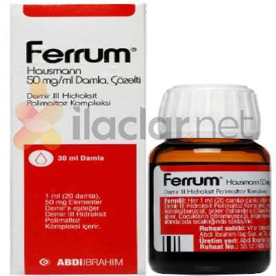 Ferrum Hausmann 50 Mg/ml Damla Cozelti Fiyatı