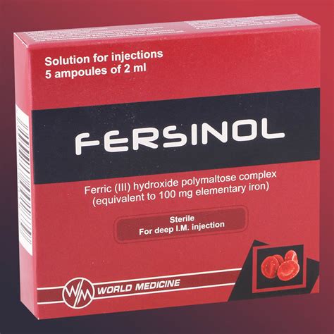 Fersinol 100 Mg/2 Ml Im Enjeksiyonluk Coz. Iceren 5 Ampul