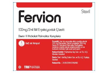 Fervion 100mg/2ml Im Enjeksiyonluk Cozelti (2 Ml)