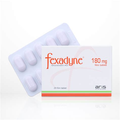 Fexadyne 180 Mg Film Tablet
