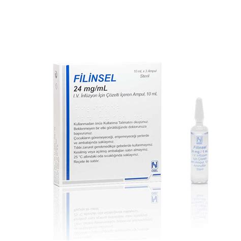 Filinsel 24mg/ml 10 Ml X 3 Ampul