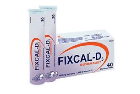 Fixcal D3 1000 Mg/880 Iu Efervesan Tablet (30 Tablet)