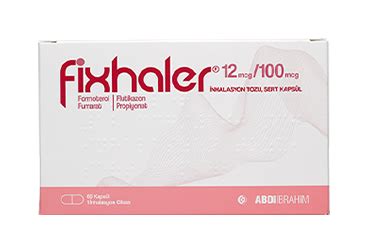 Fixhaler 12 Mcg/100 Mcg Inhalasyon Tozu. Sert Kapsul (60 Kapsul) Fiyatı