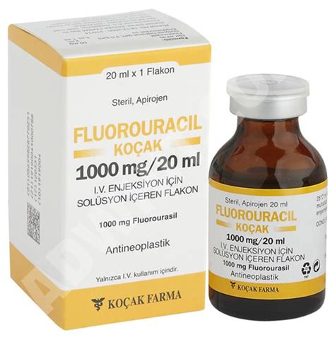 Fluorouracil-kocak 2500 Mg/50 Ml Iv/ia Enjeksiyonluk/infuzyonluk Cozelti