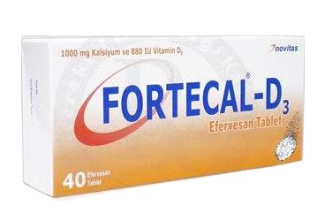 Fortecal D3 40 Efervesan Tablet Fiyatı