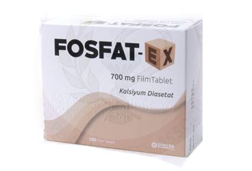 Fosfat-ex 700 Mg 100 Film Tablet