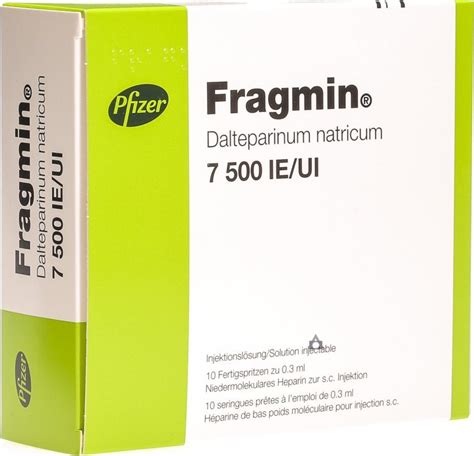 Fragmin 7500 Iu 0.3 Ml Sc Enj. Coz. Iceren 10 Tek Doz Enjektor Fiyatı