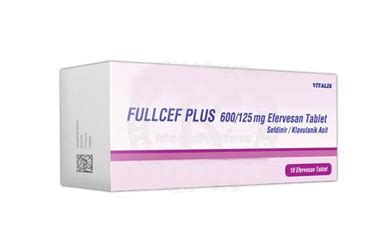 Fullcef Plus 600/125 Mg 10 Efervesan Tablet