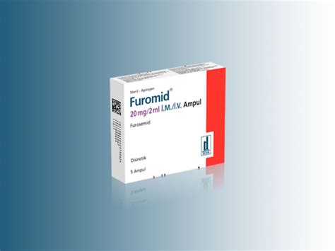 Furomid 20 Mg/2 Ml I.m./i.v. Enjeksiyonluk Cozelti Iceren Ampul (5 Ampul)
