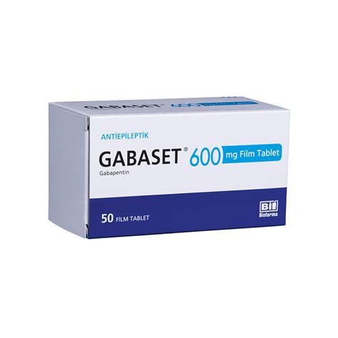 Gabaset 600 Mg 50 Film Tablet