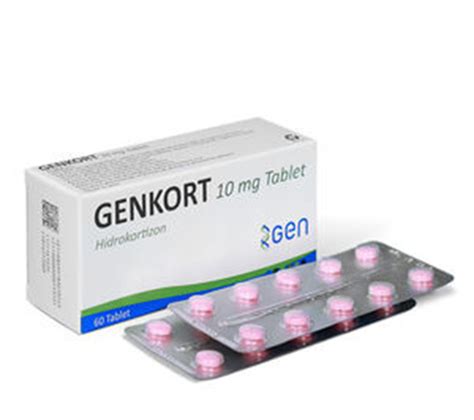Genkort 10 Mg 60 Tablet