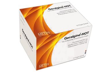 Geralgine-hot 500 Mg+60mg+4mg/11g  Tek Kullanimlik Granul Iceren Poset Fiyatı