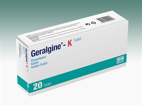 Geralgine-k 500/30/10 Mg 20 Tablet