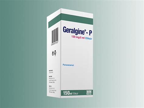Geralgine-p 120 Mg/5 Ml Pediyatrik Oral Cozelti. 150 Ml Fiyatı