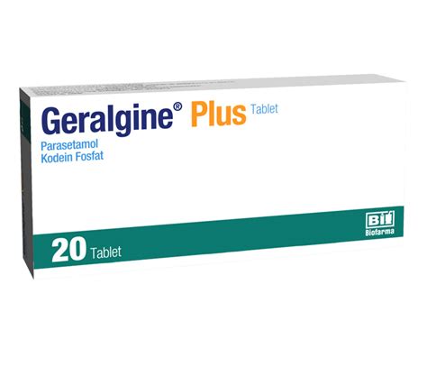 Geralgine-p 20 Tablet Fiyatı