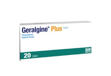 Geralgine Plus 300/30 Mg 20 Tablet