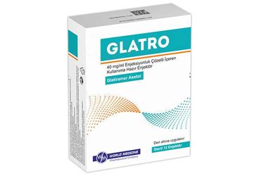 Glatro 40 Mg/ml Enjeksiyonluk Cozelti Iceren Kullanima Hazir Enjektor (12 Adet)