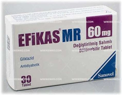 Glicla Mr 60 Mg Degistirilmis Salimli 60 Tablet