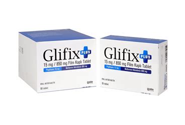 Glifix Plus 15/850 Mg 60 Film Kapli Tablet