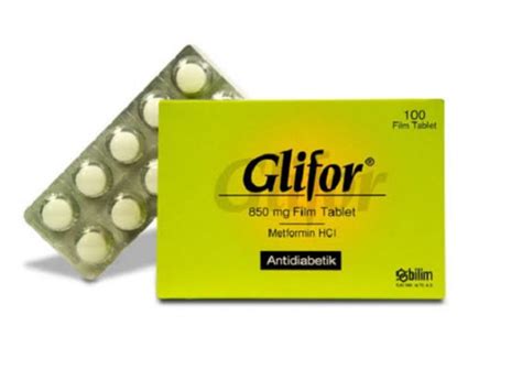 Glifor Plus 30/850 Mg 60 Degistirilmis Salimli Tablet