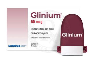 Glinium 50 Mcg Inhalasyon Tozu. Sert Kapsul (30 Adet) Fiyatı
