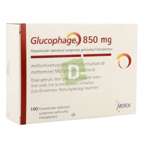 Glucophage 850 Mg 100 Film Tablet