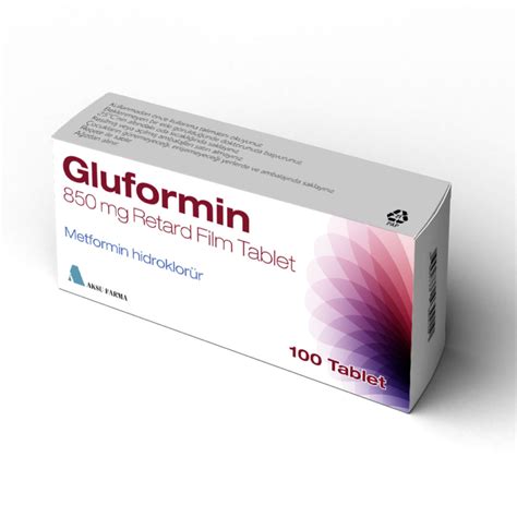 Gluformin Retard 850 Mg 100 Film Tablet