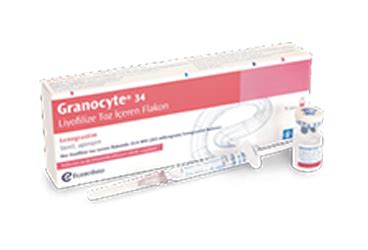 Granocyte 34 Mu Enjeksiyonluk/infuzyonluk Liyofilize Toz Iceren Flakon
