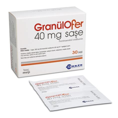 Granulofer 40 Mg 30 Sase Fiyatı