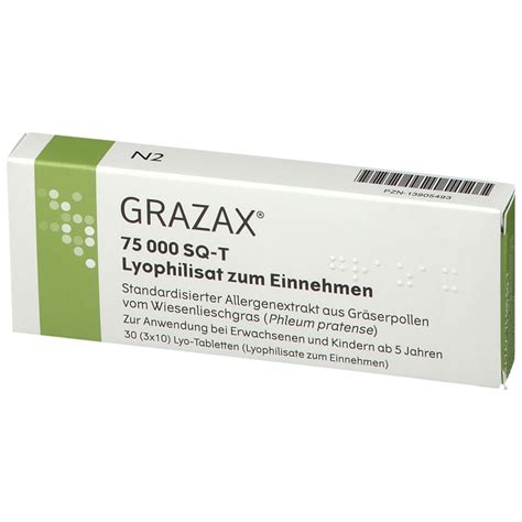 Grazax 75 Sq-t Oral Liyofilizat 100 Tablet