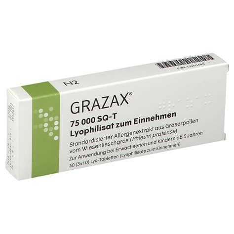 Grazax 75 Sq-t Oral Liyofilizat 30 Tablet