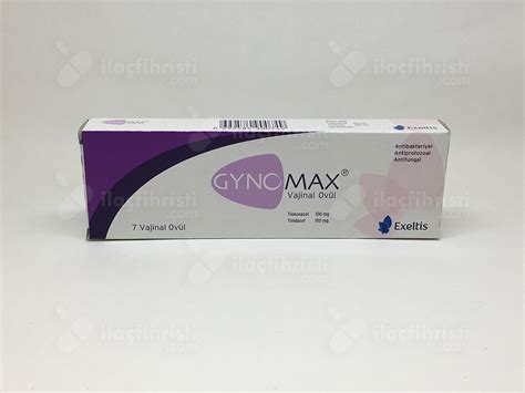 Gynomax 100 Mg/150 Mg 7 Vajinal Ovul