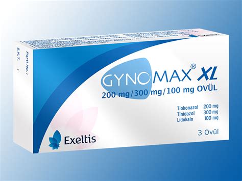 Gynomax Xl 200 Mg/ 300 Mg/ 100 Mg 3 Vajinal Ovul