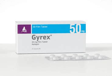 Gyrex 50 mg film kapli tablet (60 film kapli  Tablet)