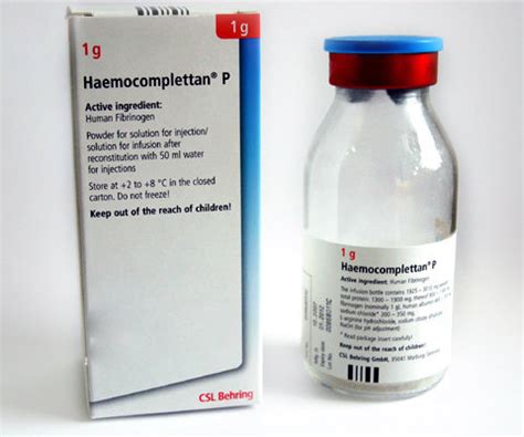 Haemocomplettan-p 1 G Iv Enjeksiyonluk / Infuzyonluk Cozelti Tozu